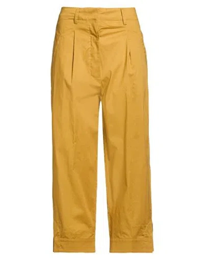 Jejia Woman Jeans Mustard Size 4 Cotton In Yellow