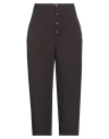 Jejia Woman Pants Dark Brown Size 6 Acetate, Viscose