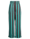 Jejia Woman Pants Emerald Green Size 6 Polyester, Cotton