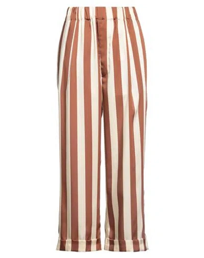 Jejia Woman Pants Ivory Size 8 Polyester, Cotton In White