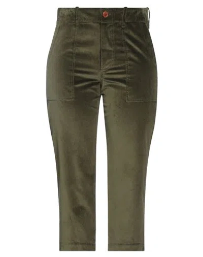 Jejia Woman Pants Military Green Size 8 Cotton
