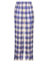Jejia Woman Pants Purple Size 6 Linen, Cotton In Purple