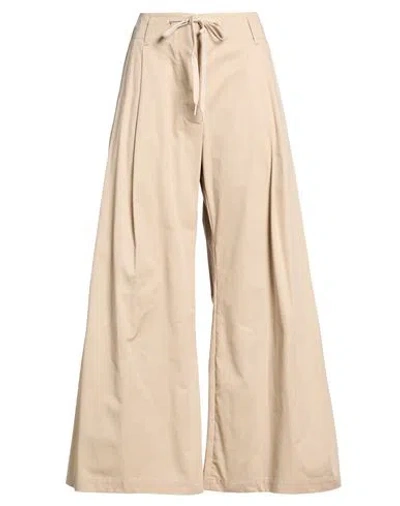 Jejia Woman Pants Sand Size 6 Cotton In Nude