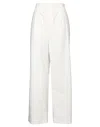 Jejia High-waisted Wide-leg Trousers In White