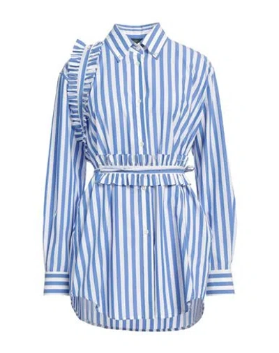 Jejia Woman Shirt Light Blue Size 4 Cotton