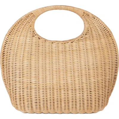 Jelavu Aida Rattan Handbag In Brown