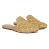 Jelavu Andrea Raffia Slip-on Mule In Beige