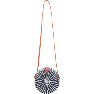 Jelavu Ata Bali Rattan Canteen Crossbody Bag In Multi
