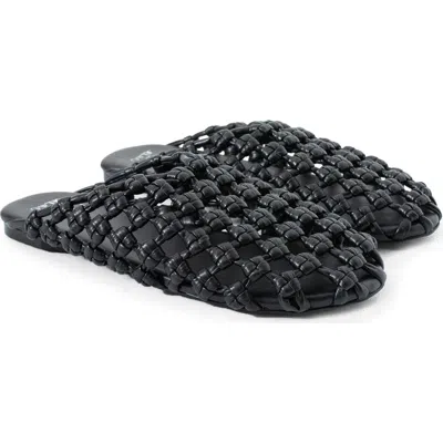 Jelavu Giselle Woven Mule In Black