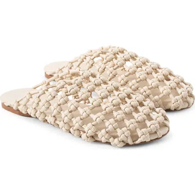 Jelavu Giselle Woven Mule In Neutral