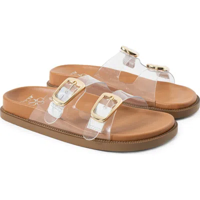 Jelavu Jelly Slide Sandal In Brown