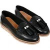 Jelavu Luna Leather Loafers In Black