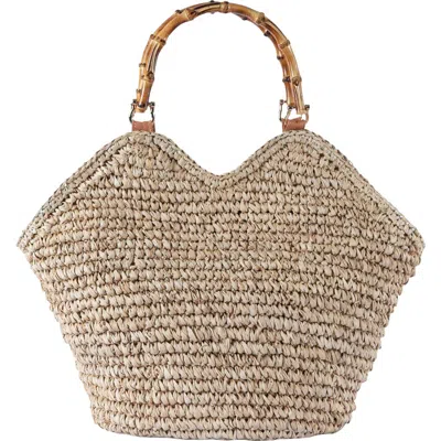Jelavu Margo Raffia Tote In Brown