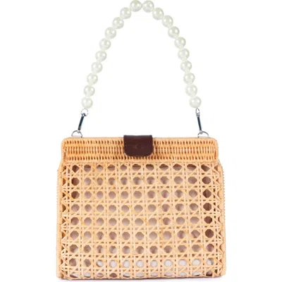 Jelavu Mariella Rattan Handbag In Brown