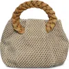 Jelavu Mathilda Woven Raffia & Leather Shoulder Bag
