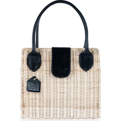 Jelavu Piper Rattan Handbag In Neutral