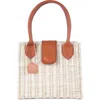 Jelavu Piper Structured Rattan Handbag In Brown