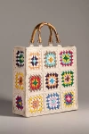 Jelavu Rainbow Calista Large Crochet Tote