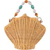 Jelavu Shellie Shell Basket Bag In Brown