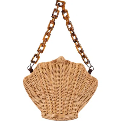 Jelavu Shellie Shell Basket Bag In Brown