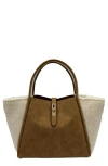 Jelavu Toteshearling Faux Suede & Faux Aspen In Brown