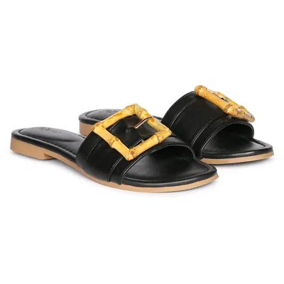 JELAVU WOMEN'S AMSTERDAM  - BLACK SANDALS