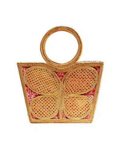 Jelavu Ata Butterfly Tote In Brown