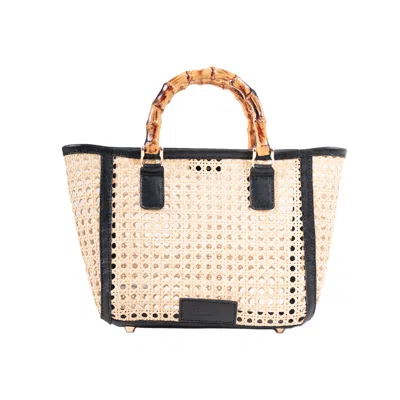 Jelavu Women's Black / Yellow / Orange Bristol Medium Satchel