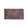 Jelavu Women's Blue / Brown / Black Brooke - Small Clutch In Blue/brown/black