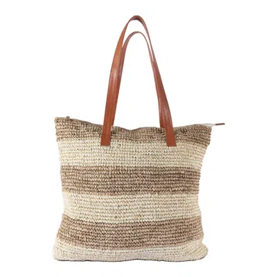 Jelavu Women's Brown  - Doris Beige Tote Bag