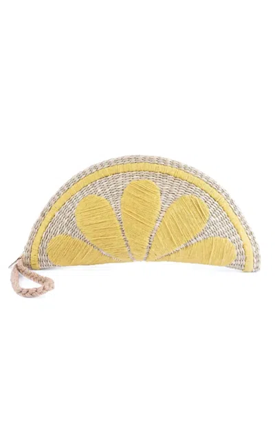 Jelavu Women's Capri Fruit Clutch Bag In Lemon In Yellow