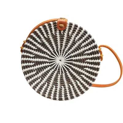 Jelavu Women's  Ata Bali - Small Crossbody Black And White In Black/white