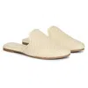 Jelavu Andrea Raffia Slip-on Mule In White