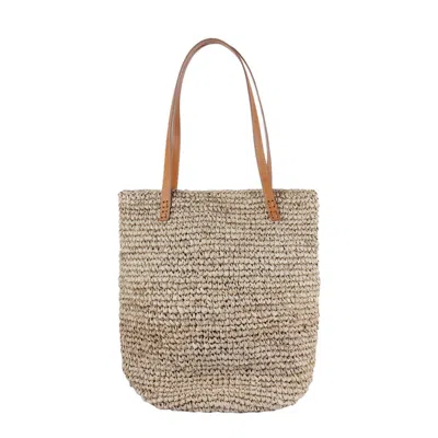 Jelavu Women's Neutrals  - Hampton Natural Tote Bag In Black