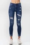 Jelly Jeans Jordan Skinny Jeans In Dark Wash In Blue