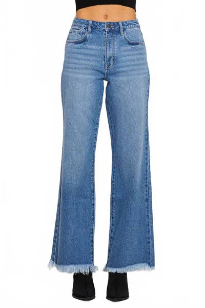 Jelly Jeans Mellie High Rise Wide Leg Jeans In Blue
