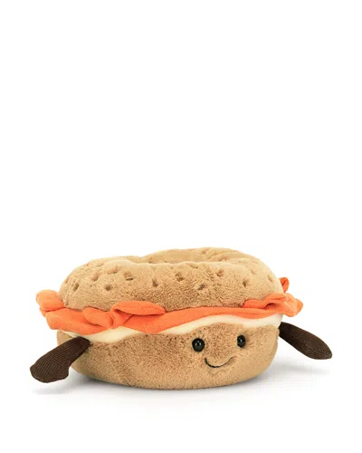 Jellycat Amuseables Bagel Plush - Ages 0+ In Brown