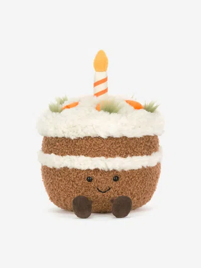 Jellycat Amuseables Carrot Cake In Brown
