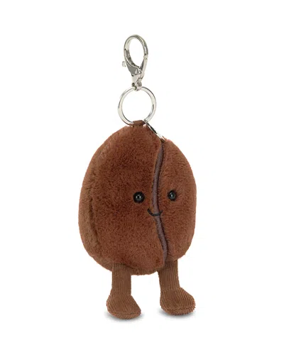 Jellycat Amuseables Coffee Bean Bag Charm - Ages 12m+ In Brown