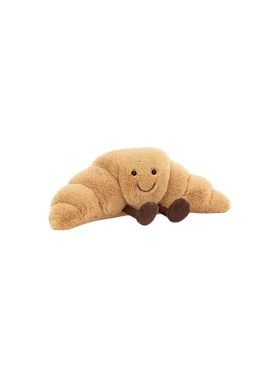 Jellycat Amuseables Croissant Small 9cm X 22cm X 7cm Peluches In Beige