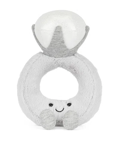 Jellycat Amuseables Diamond Ring Plush - Ages 0+ In White