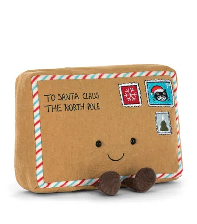 Jellycat Amuseables Letter To Santa In Brown