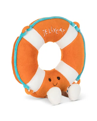 Jellycat Amuseables Life Ring Plush - Ages 0+ In Orange