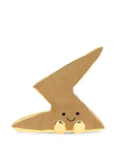Jellycat Amuseables Lightning Bolt Soft Toy In Brown