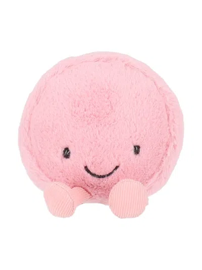 Jellycat Amuseables Mia Macaron (framboise) 12cm X 10cm X 5cm Peluches In Yellow