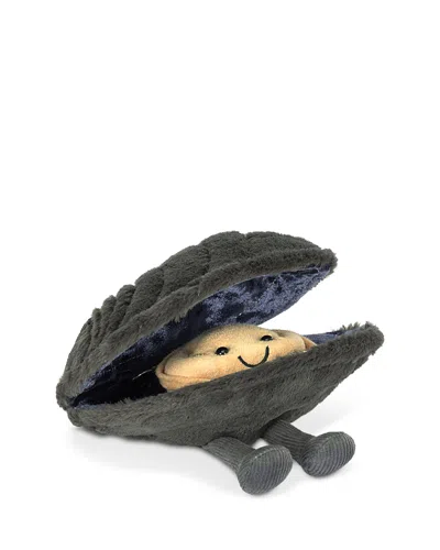 Jellycat Amuseables Michelle Mussel Plush Toy - Ages 0+ In Gray