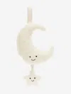 Jellycat Amuseables Moon Musical Pull In White
