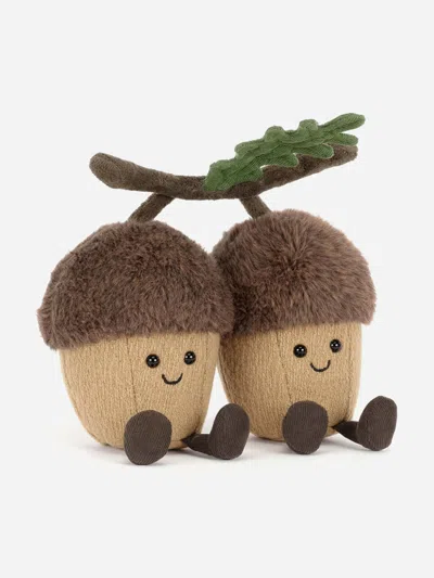 Jellycat Amuseables Ort & Tum Acorns In Brown