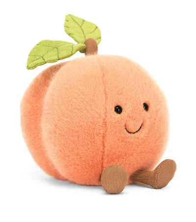 Jellycat Kids' Amuseables Peach In Orange