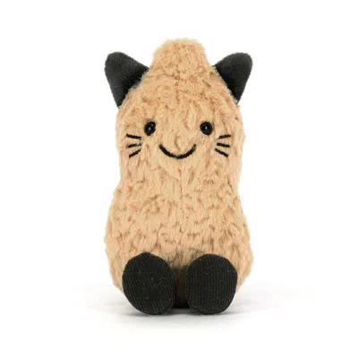 Jellycat Amuseables Peanut ‘cat' Soft Toy - Kids In Brown